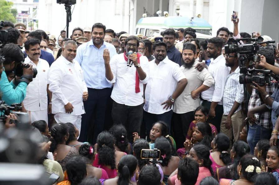 மீண்டும் எழுச்சி பெற்ற தூய்மைப் பணியாளர் போராட்டம்