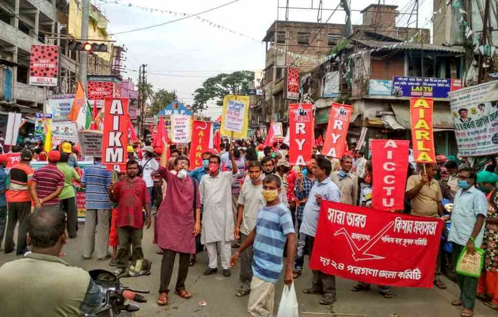 কৃষিতে কোম্পানিরাজের গোলামী চাপিয়ে দেওয়ার বিরুদ্ধে সারা দেশে শুরু হয়েছে কৃষকের স্বাধীনতার লড়াই