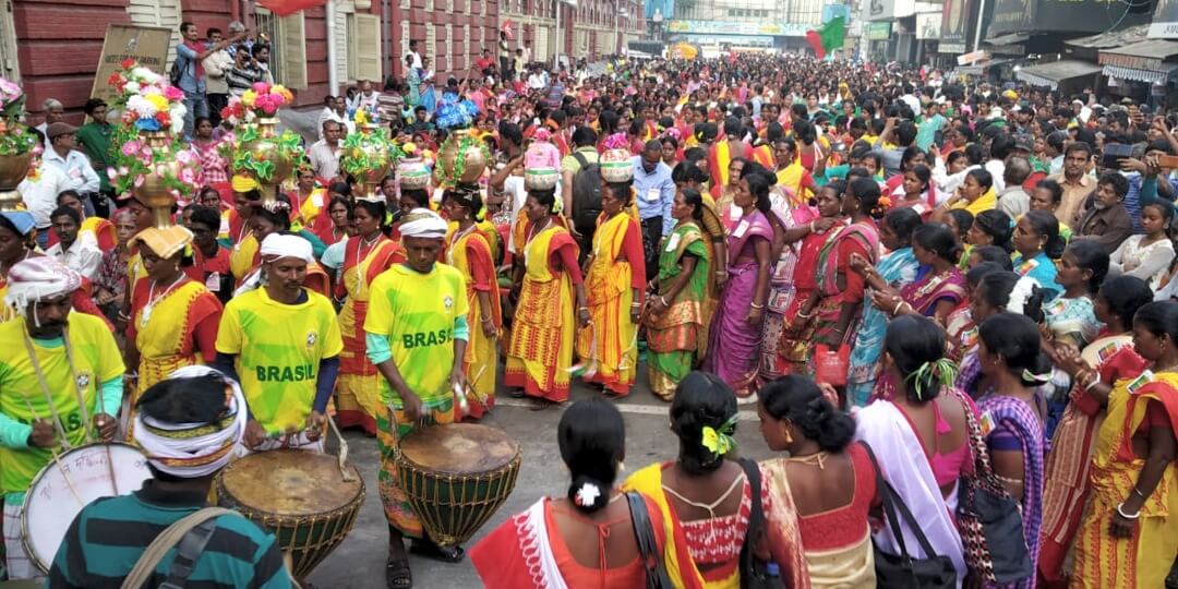 কলকাতায় জনজাতি, কৃষক ও গ্রামীণ মেহনতিদের বড় সমাবেশ