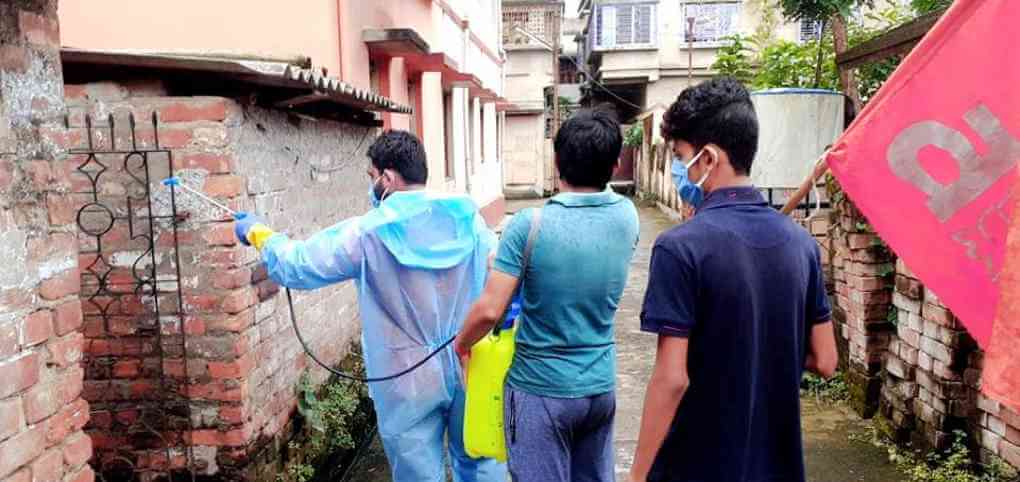 আইসার কোভিড ভলান্টিয়ার হাওড়ার বালিতে