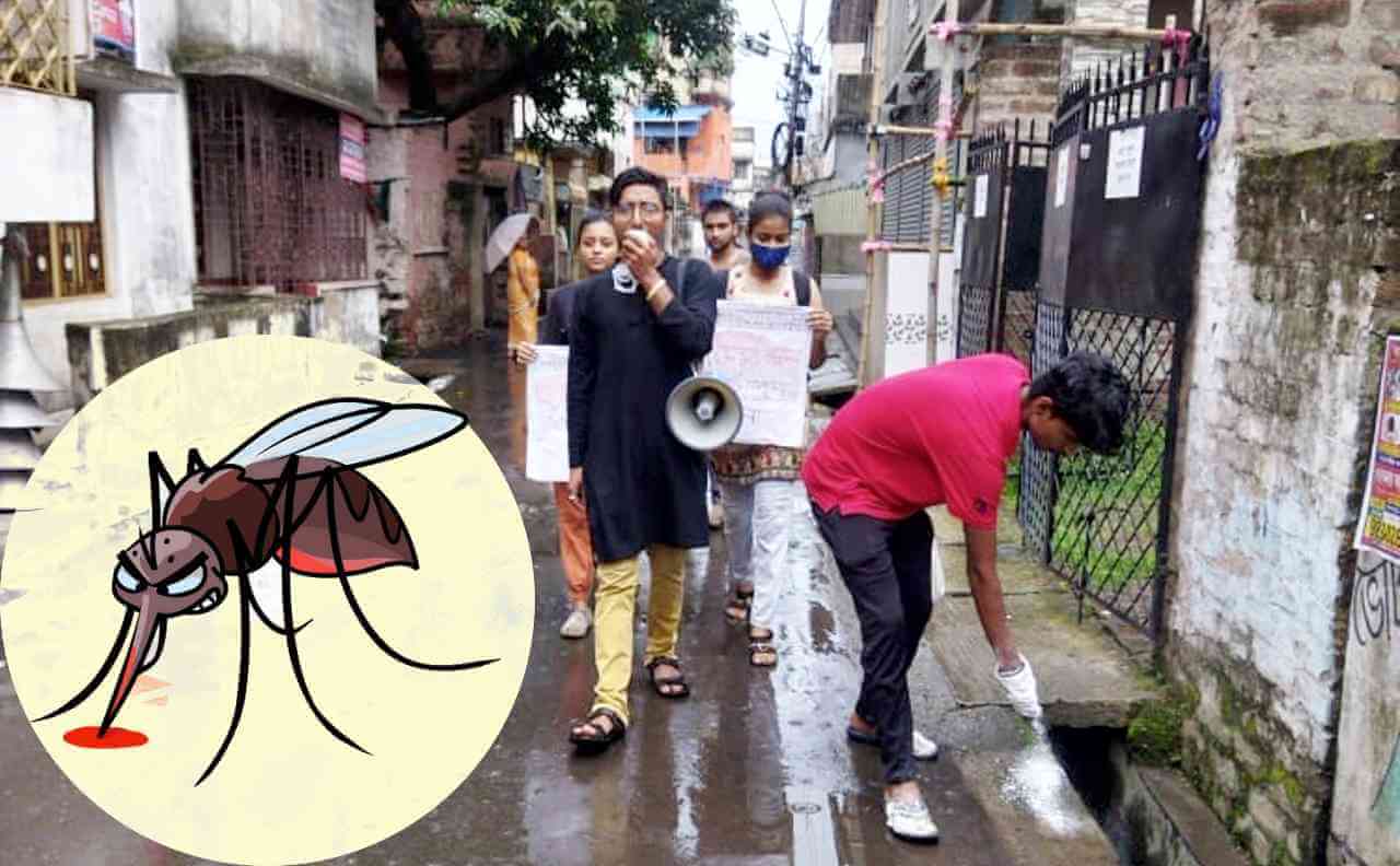 লাগামছাড়া ডেঙ্গু সংক্রমণ-এর বিরুদ্ধ আইসার প্রচার