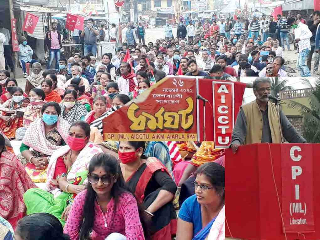ধর্মঘটের সমর্থনে আয়োজিত সাধারণ সম্পাদকের জনসভাগুলিতে ব্যাপক সাড়া সর্বত্র