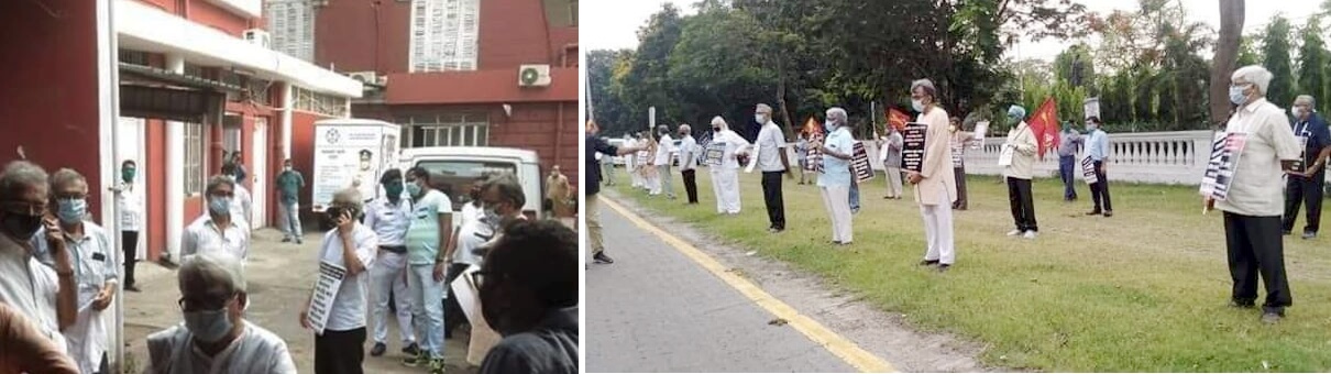 করোনার দিনগুলিতে মানুষের পাশে বামেরা