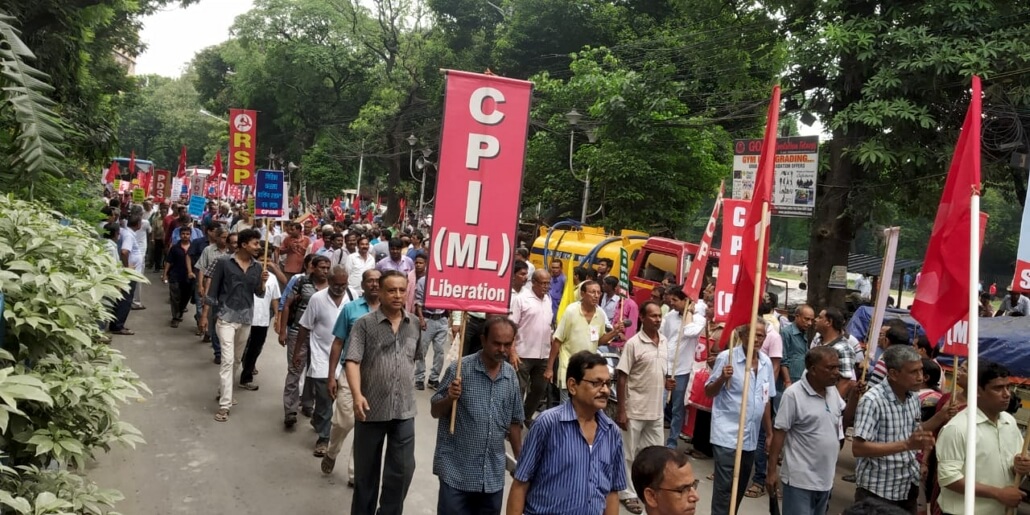 কলকাতায় ১৭ দলের শান্তি মিছিল