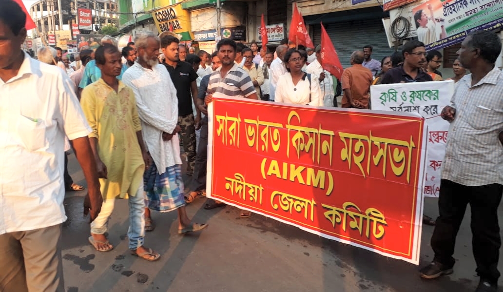 আরসিইপি বিরোধী মিছিল
