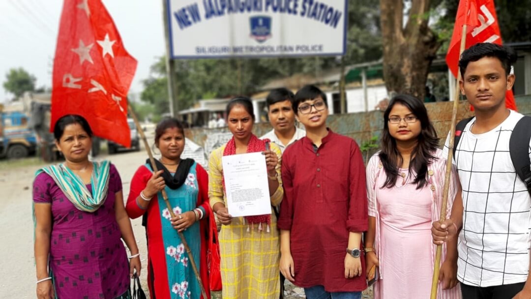 ছাত্রী খুনের ঘটনায় ডেপুটেশনে আইসা-আরওয়াইএ