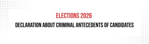 Elections 2026, Declaration about Criminal Antecedents of Candidates